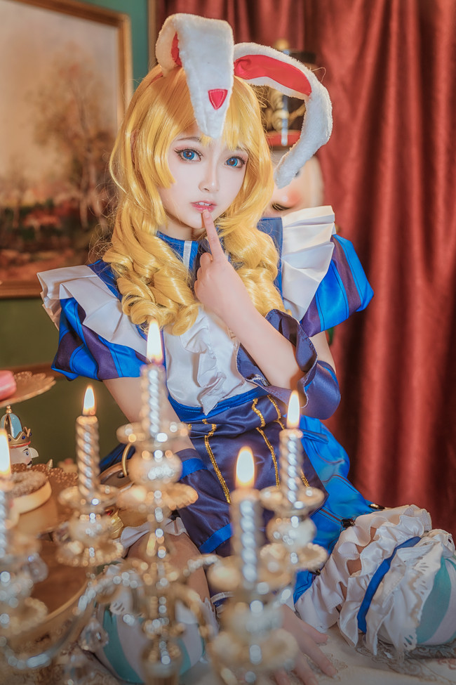 [cosplay]王者荣耀 妲己爱丽丝[cos美图][二次元cospaly]