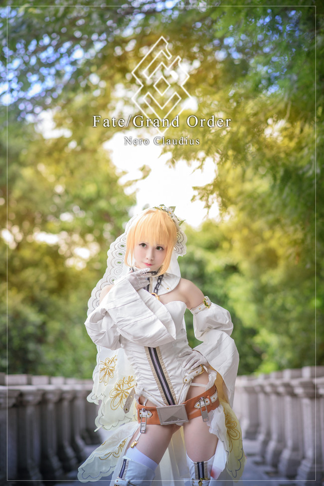 [cosplay]Fate/Grand Order 尼祿花嫁 靈基二[cos美图][二次元cospaly]