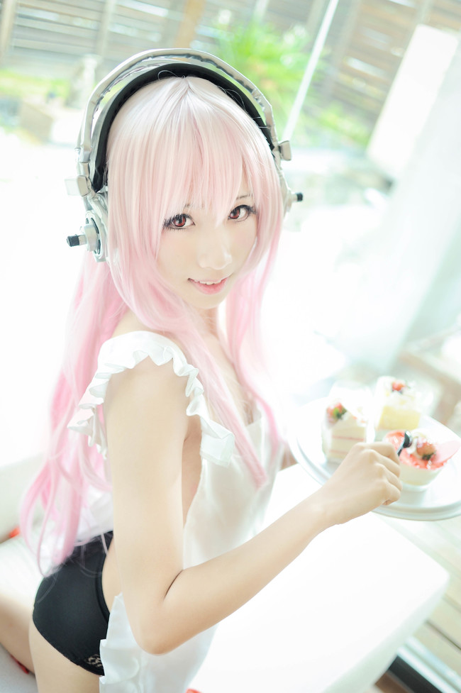 [cosplay]超級索尼子 super sonico cosplay 雨波[cos美图][二次元cospaly]