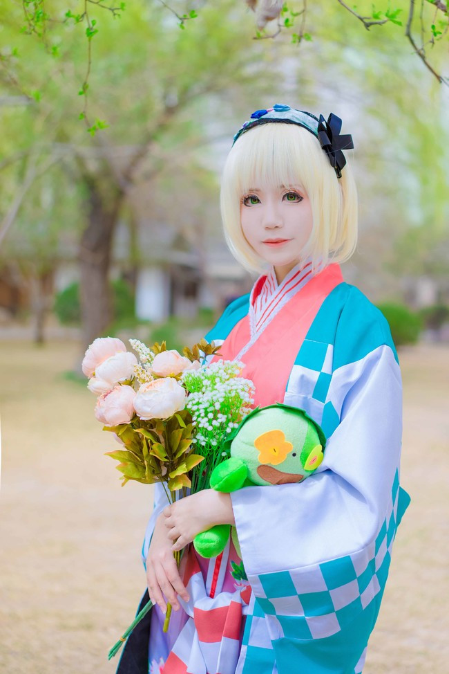 [cosplay]青の祓魔师=杜山诗惠美=封面和服Ver.[cos美图][二次元cospaly]