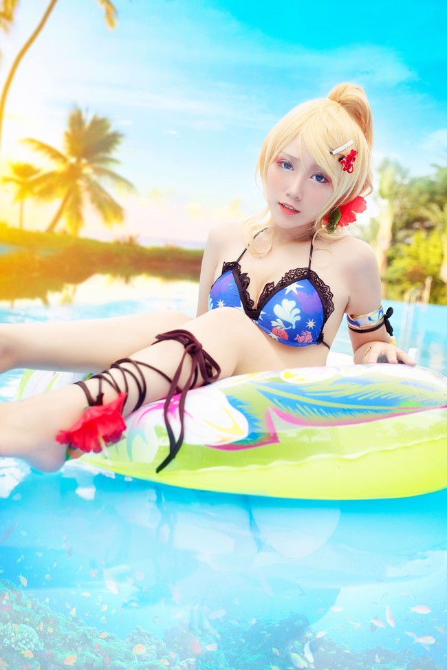 [cosplay]绚濑绘里，比基尼ver.[cos美图][二次元cospaly]