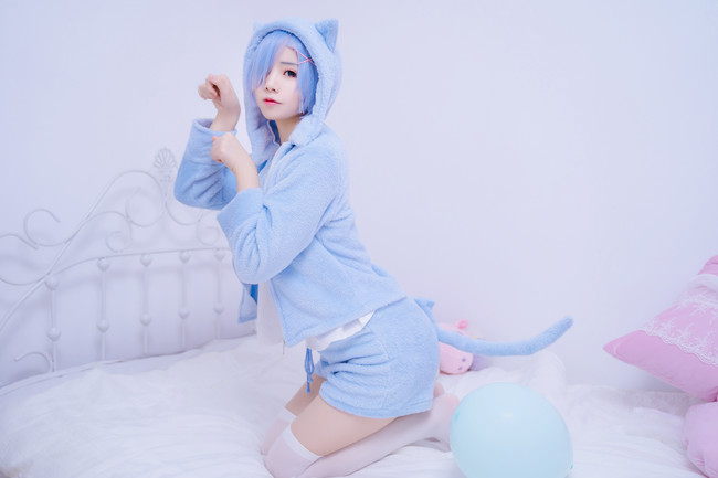 [cosplay]睡衣蕾姆[cos美图][二次元cospaly]