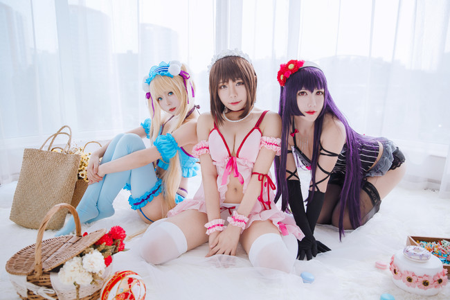 路人女主睡衣cos