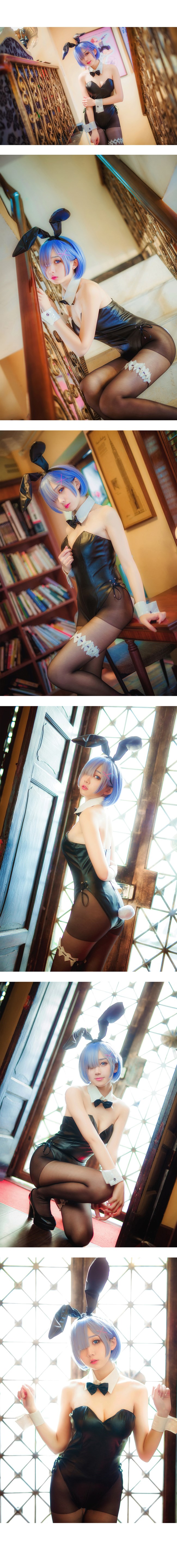 蕾姆 同人 兔女郎cos