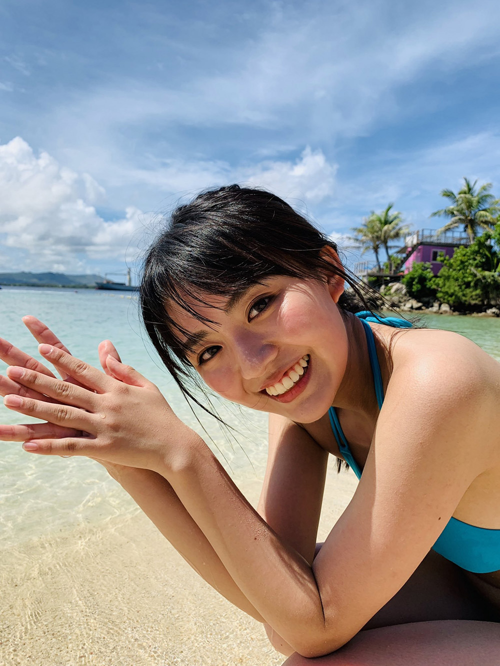 全日本最可爱17岁！2019杂志小姐冠军「豊田ルナ」泳装初解禁　青春的乳摇就是赞