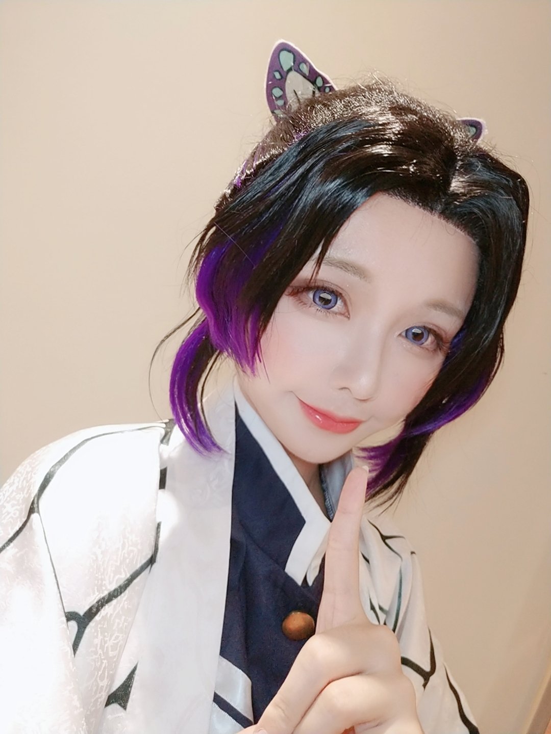 鬼灭之刃cos虫柱《胡蝶忍》网友：这是目前看过还原度最高的妹子惹