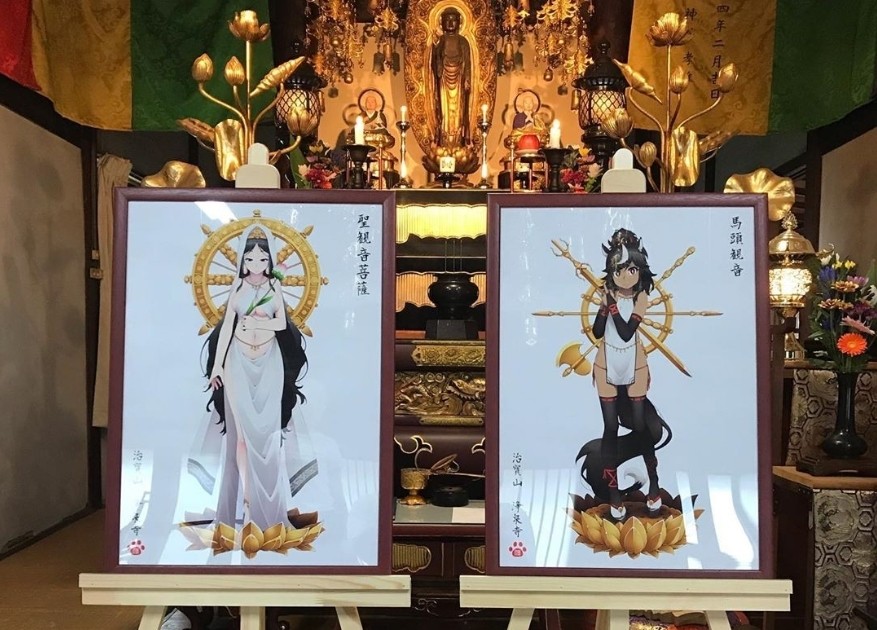 日本住持画出「超萌观音菩萨」被推爆，网友：今天开始笃信佛教