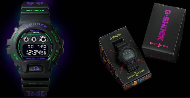 「EVA」推出G-SHOCK 联名手表 预计8月上旬出货