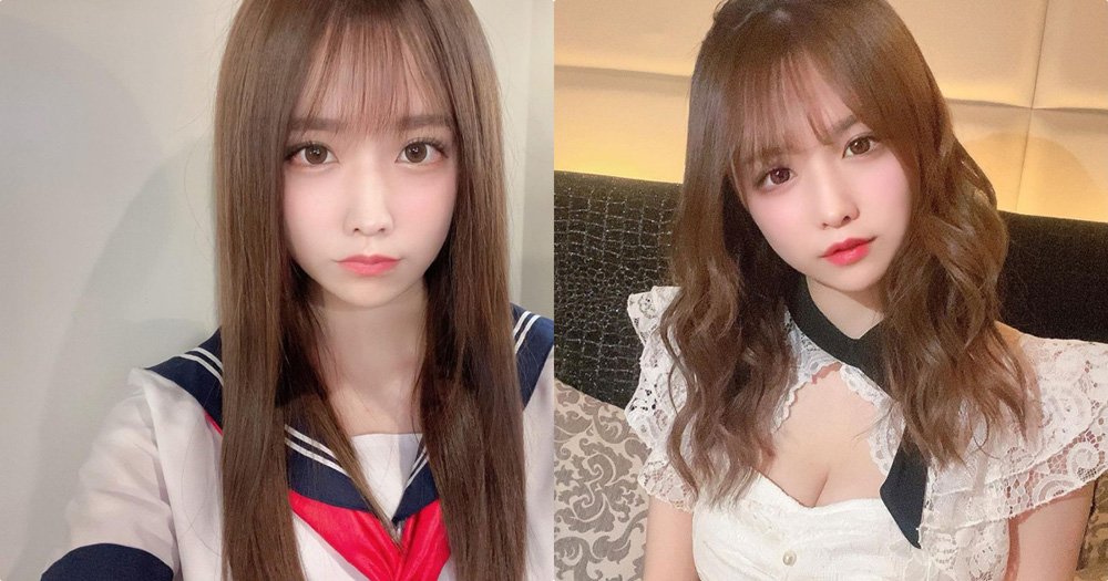 发育真好！萌系制服正妹「華咲 かのん」乳量E级棒，解脱后的曲线太凶啦！