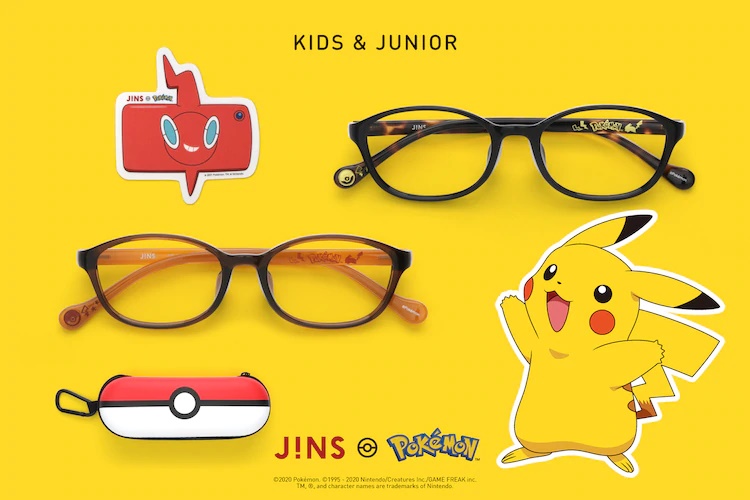 《宠物小精灵》的JINS合作款眼镜发售