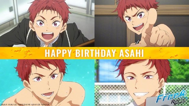 「Free！」官方公开椎名旭生日贺图