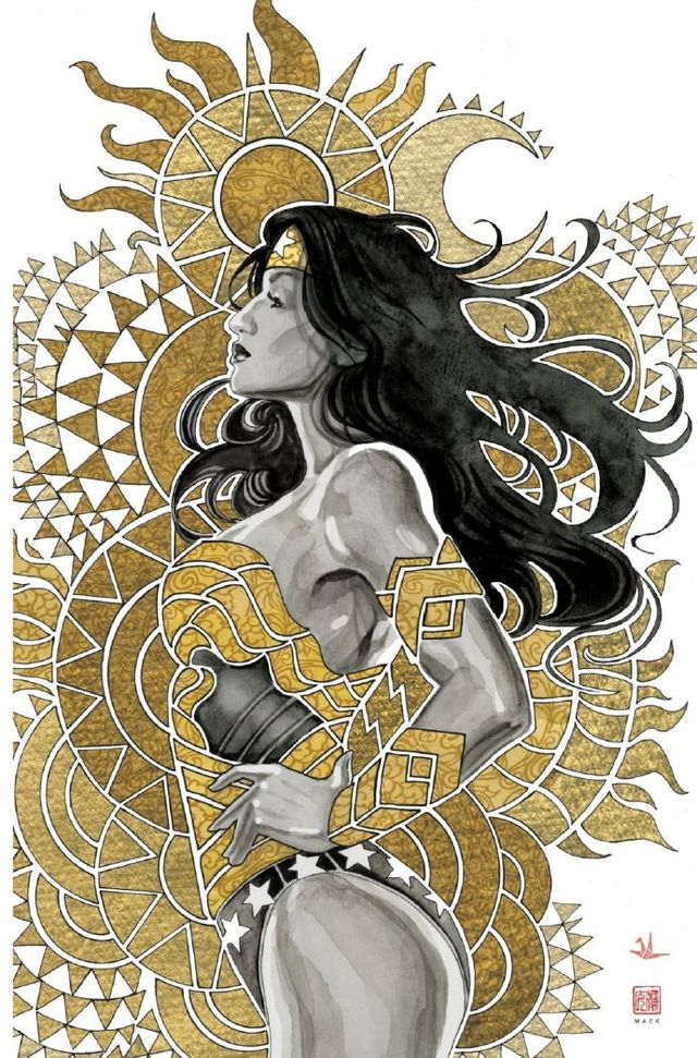 「神奇女侠：黑与金」第二期封面公开