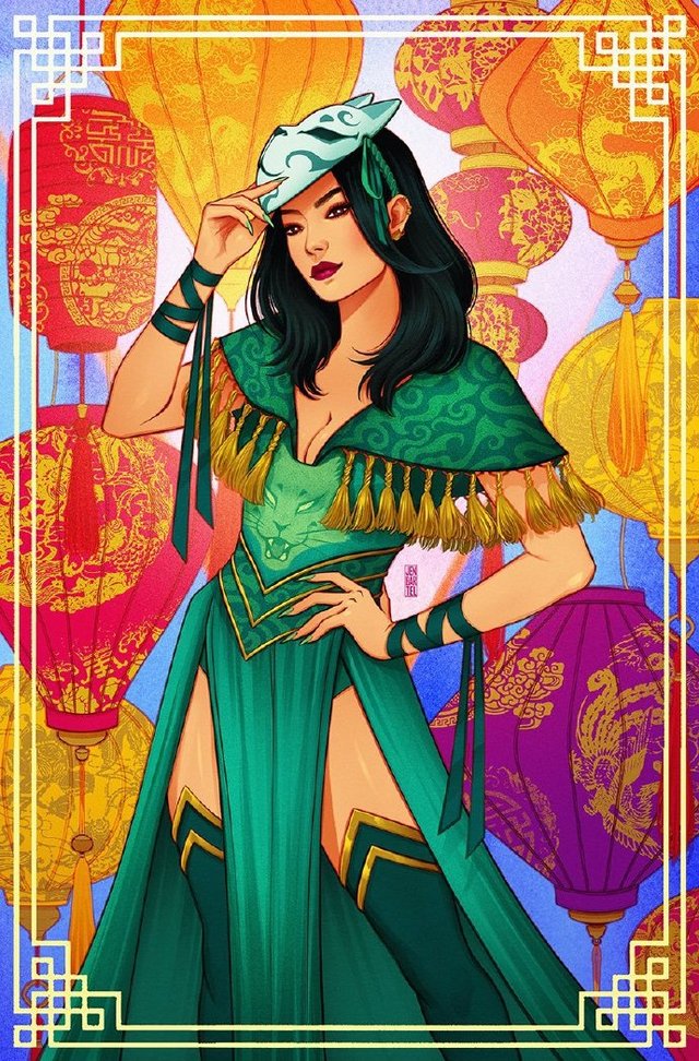 亚裔画师绘制「DC英雄节：庆祝亚洲超级英雄」亚裔女刺客肖像公开