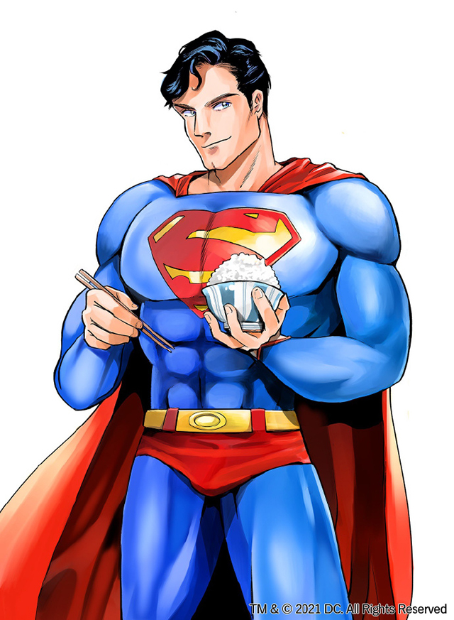 超人题材美食漫画「SUPERMAN vs饭 超人的一人食」连载开启