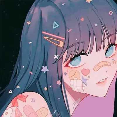 闺蜜头像动漫女生