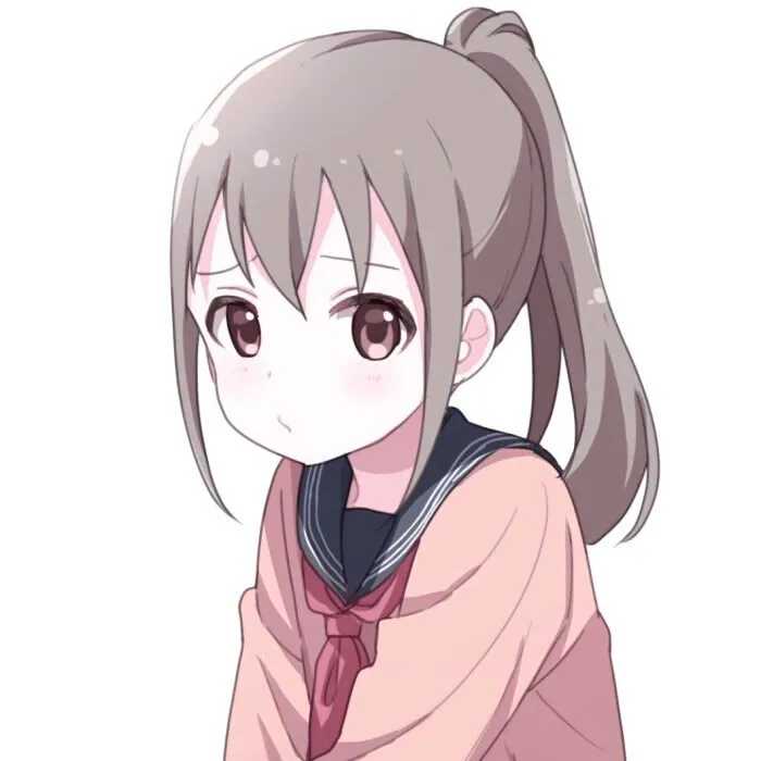 萌系风格动漫女生头像