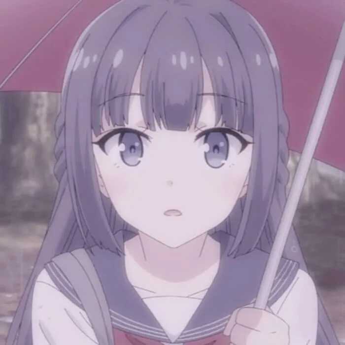 萌系风格动漫女生头像