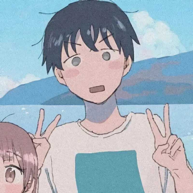 情侣动漫头像一左一右
