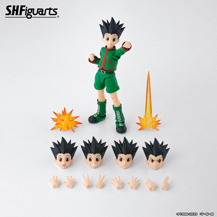 Bandai SHF《全职猎人》小杰与奇犽可动人偶12月5日预订开启