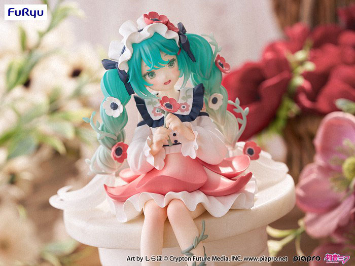 furyu × しらほ插画初音未来花仙子 -银莲花- 压泡面景品