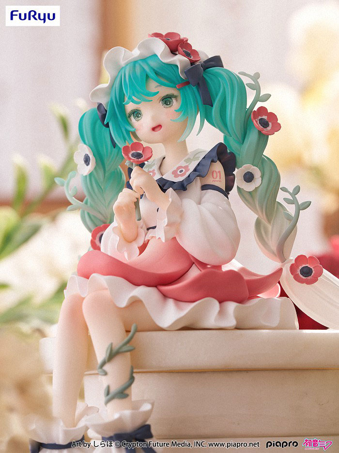 furyu × しらほ插画初音未来花仙子 -银莲花- 压泡面景品