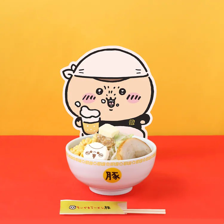 「ちいかわラーメン豚」推出期间限定味噌拉面