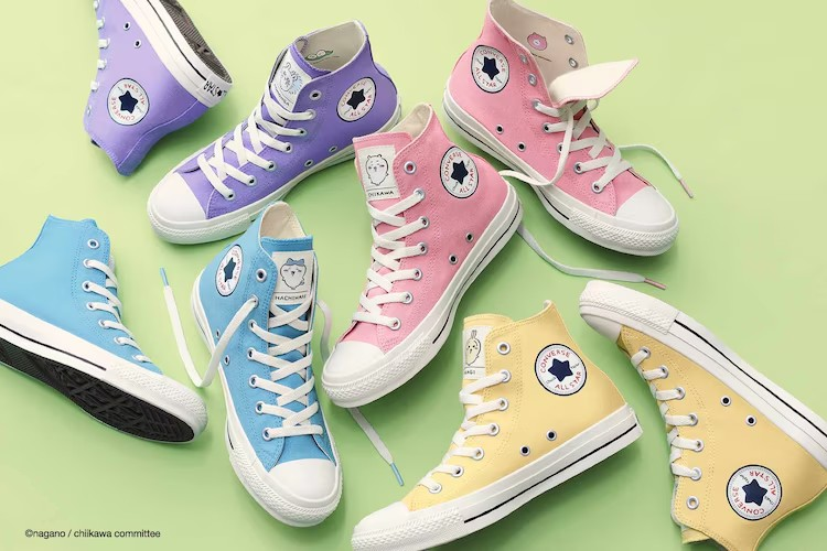 《ちいかわ》×Converse合作款鞋子即将发售