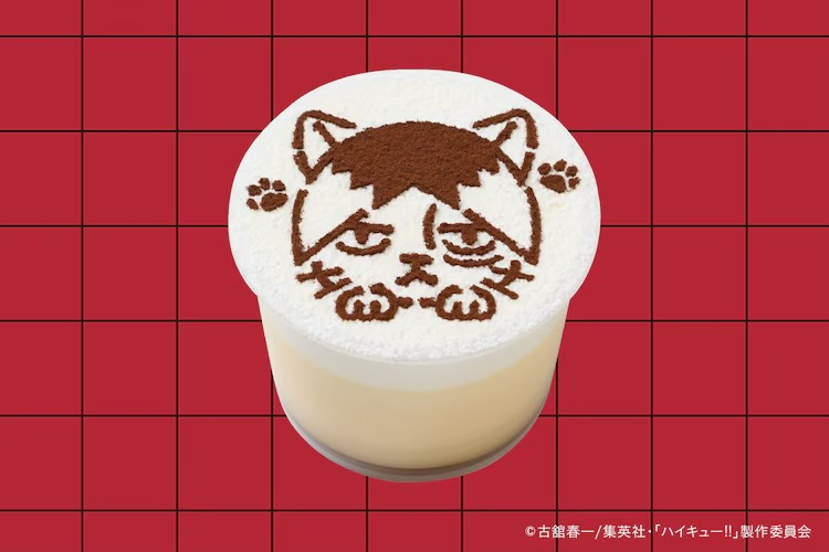 《排球少年》与“猫猫”合作推出猫型面包和“喵”滑顺布丁