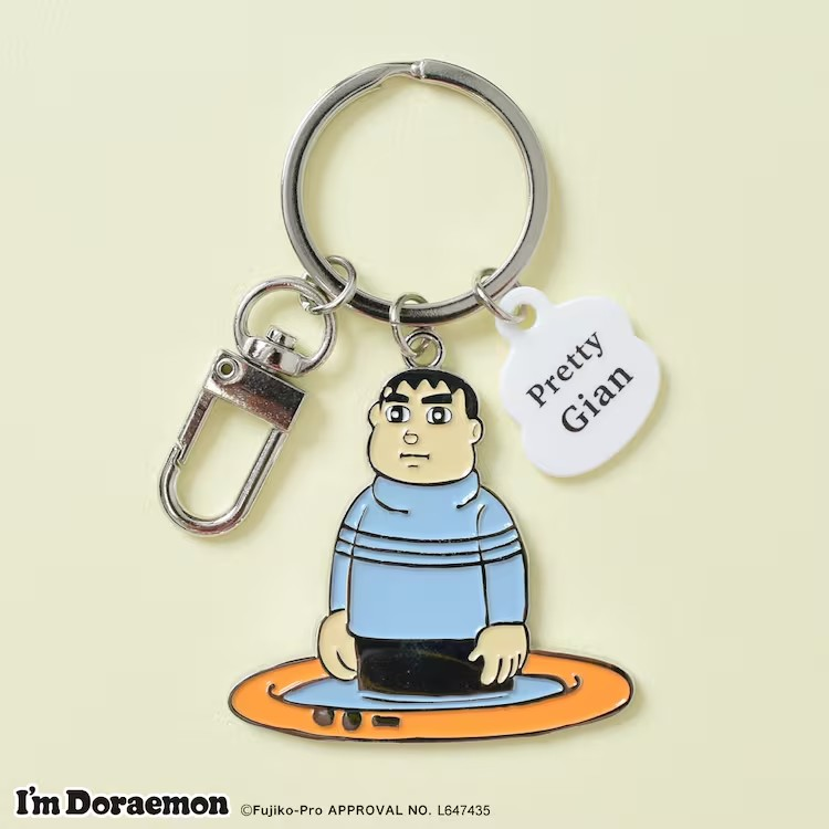 纪念 Gian 生日的徽章登场，还有“干净的 Gian”钥匙圈等周边